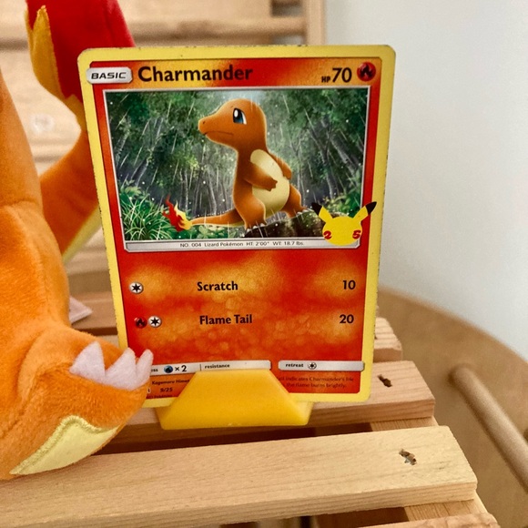 Brand New Charmander Plush and card - Picture 6 of 6